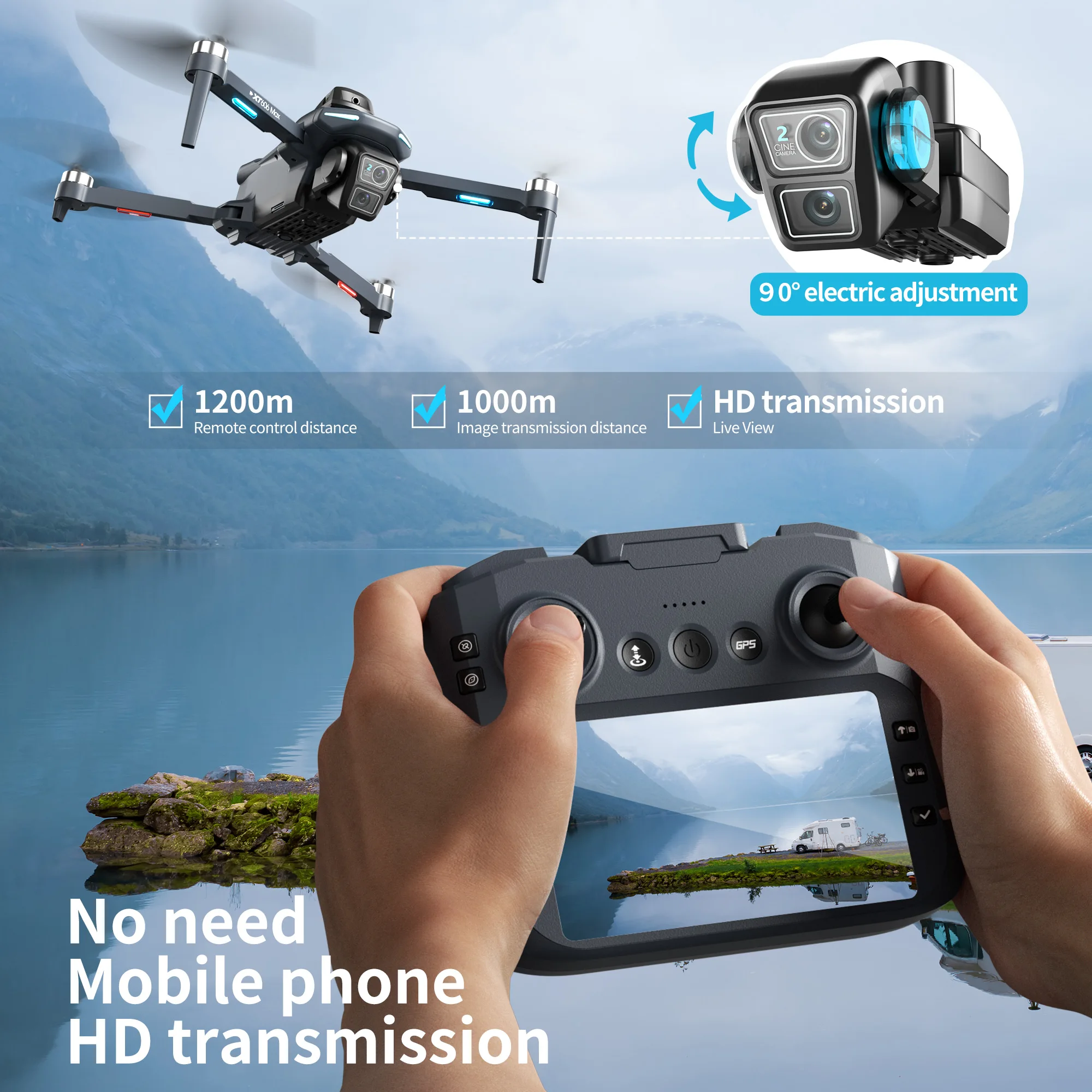Original XT606 Drone Professio - Drone Photogrammetry recension och pris