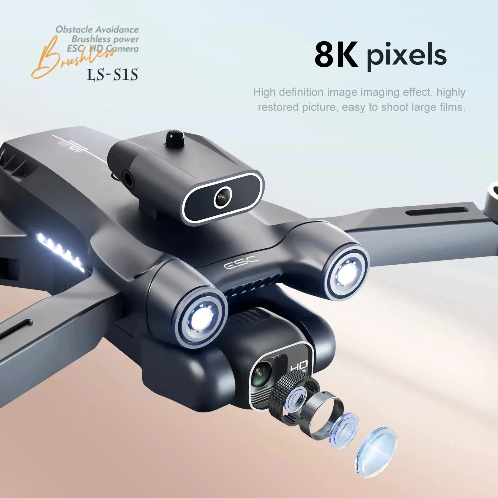 New S1S 5G GPS Drone Camera 8K - Drone Photogrammetry recension och pris