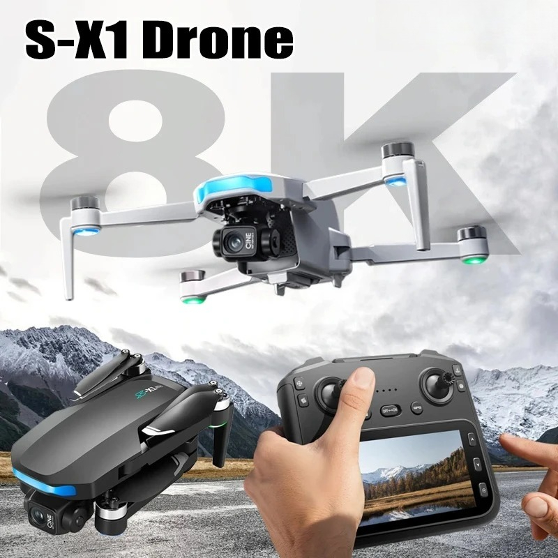 Original S-X1 Drone 8K HD Prof - Drone Photogrammetry recension och pris